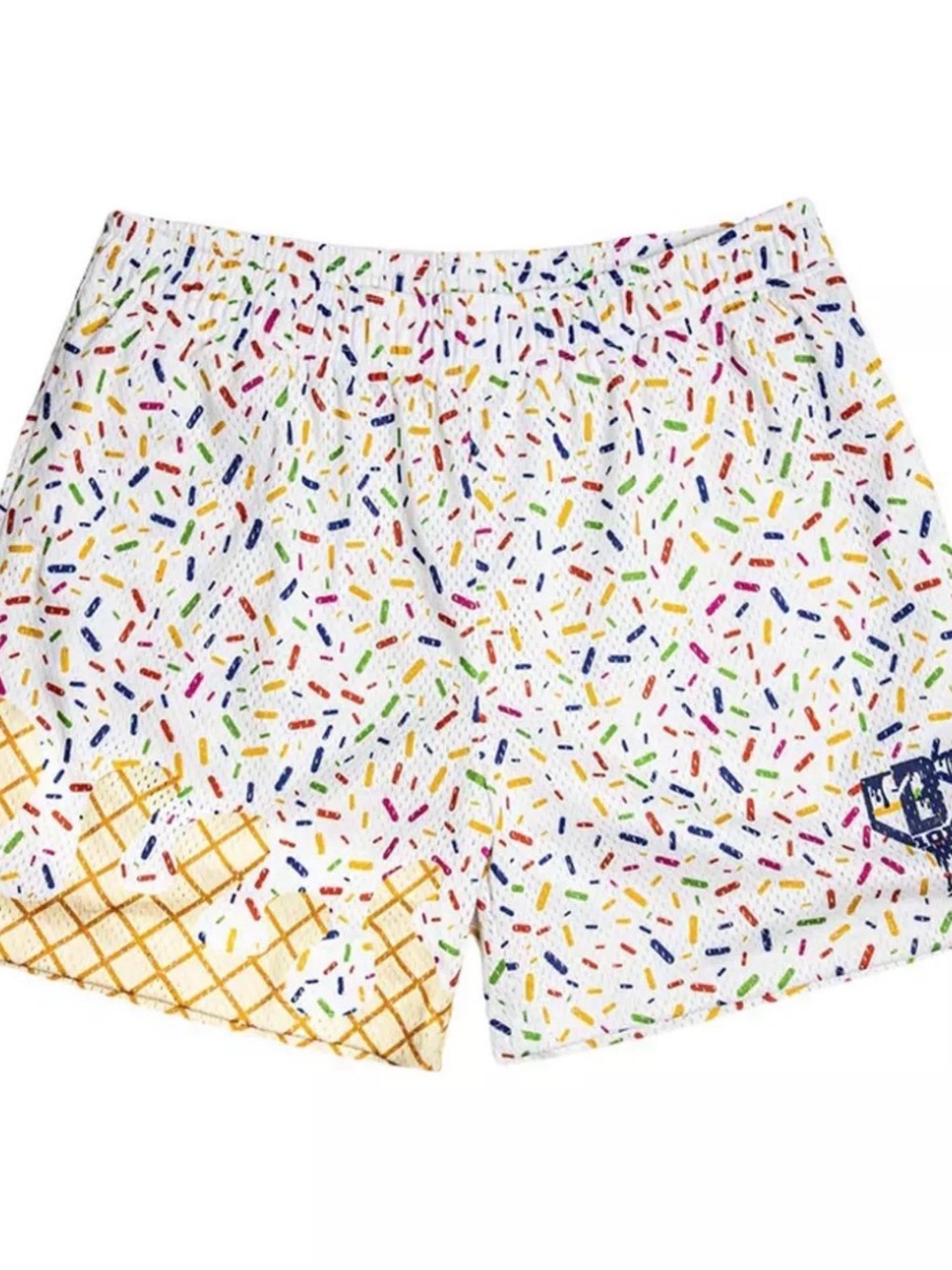 NWT Baseball Lifestyle 101 Icecream Short Vanilla men’s small